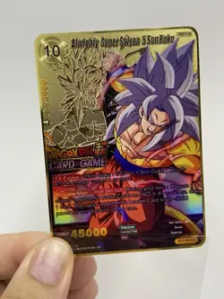 Almighty Super Salyan 5 SonBoku Metal Dragon Ball Card-Collectible Gift New~ - Image 5