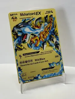 McharizardEX HP230 Metal Pokemon Card-Collectible Gift Display New~ - Image 2