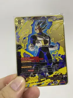 SSB Vegeta,Unbridled Power Metal Dragon Ball Card-Collectible Gift Display New~ - Image 1