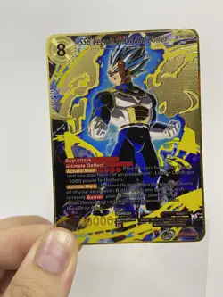 SSB Vegeta,Unbridled Power Metal Dragon Ball Card-Collectible Gift Display New~ - Image 2