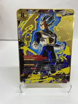 SSB Vegeta,Unbridled Power Metal Dragon Ball Card-Collectible Gift Display New~ - Image 3