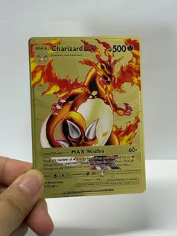 Charizard DX HP500 Metal Pokemon Card-Collectible Gift Display New~ - Image 1
