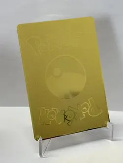 PikachuV HP190 Metal Pokemon Card-Collectible Gift Display New~ - Image 5