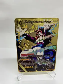 SS4Gogeta,Peerless Fusion Metal Dragon Ball Card-Collectible Gift Display New~ - Image 1
