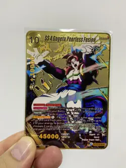 SS4Gogeta,Peerless Fusion Metal Dragon Ball Card-Collectible Gift Display New~ - Image 3