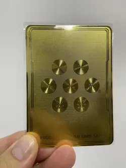 SS4Gogeta,Peerless Fusion Metal Dragon Ball Card-Collectible Gift Display New~ - Image 5