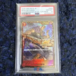 PSA 10 Benn Beckman OP09‑009 SR Promo Top Prize Championship Card Japan - Image 1