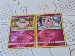 Fairy Type Pokemon Card Jigglypuff Clefairy Sun & Moon TCG Reverse Holo Bundle - Image 5