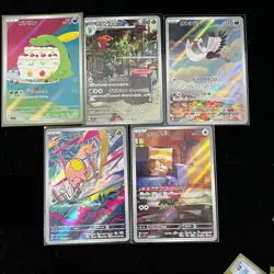 Pokemon PTCG S-Japanese Card promotional Ar cards combination of 5（18） - Image 1