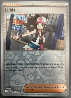 Hilda 084/086 White Flare | Reverse Holo | NM/MT | Pokemon Trading Card TCG - Image 1