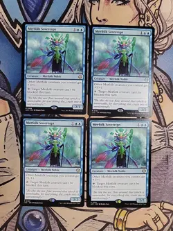 4x Merfolk Sovereign - NM/M LCC MTG Magic - Image 1