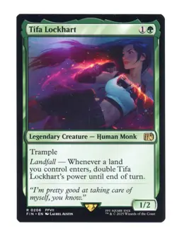 Tifa Lockhart 0206 R Non-Foil Final Fantasy Magic the Gathering MTG English Card - Image 1