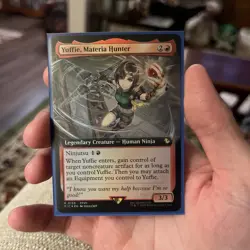 Yuffie, Materia Hunter - Extended Art Foil MTG Commander: Final Fantasy NM/M - Image 1