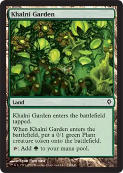 Khalni Garden - Light Play MTG Worldwake - Image 1