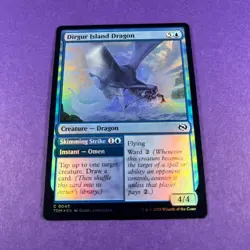 MTG Dirgur Island Dragon Foil Showcase Tarkir: Dragonstorm Trading Card TCG - Image 2