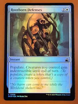 1x Rootborn Defenses | FOIL | Ravnica Remastered | MTG Magic Cards - Image 1