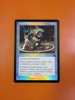 1x Faith's Fetters | FOIL Retro | Ravnica Remastered | MTG Magic Cards - Image 3