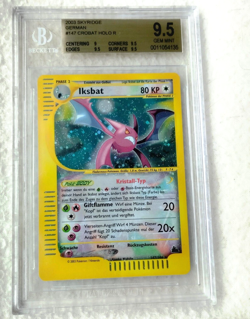 Pokemon Crobat Crystal 147/144 Holo Skyridge BGS 9.5 PSA 10 🟢 German GEM MINT - Image 1