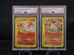 2002 Pokemon Expedition Rapidash 26/165 Holo + Reverse *PSA E-Reader SET* - Image 1