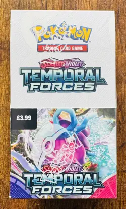 Pokemon Temporal Forces Sealed Half Booster Box (18 Packs) - Image 1