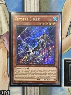 Crystal Shark RA03-EN031 Yugioh 1st Edition Secret Rare - Image 1