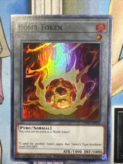 Bomb Token Super Rare OP26-EN030 Yugioh NM - Image 1