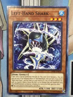 Left-Hand Shark OP26-EN018 Common Yugioh Trading Card TCG - Image 1