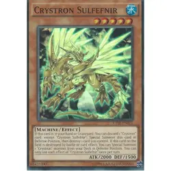 YUGIOH Crystron Sulfefnir - RATE-EN021 - Super Rare 1st Edition NM - Image 1