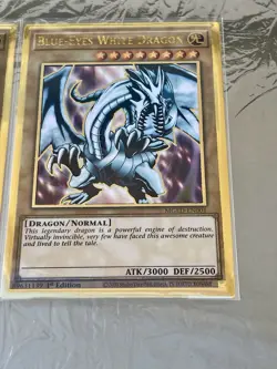 Blue-Eyes White Dragon | MGED-EN001 | MISPRINT!!! | Premium Gold Rare | YuGiOh! - Image 2