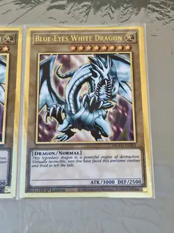 Blue-Eyes White Dragon | MGED-EN001 | MISPRINT!!! | Premium Gold Rare | YuGiOh! - Image 3
