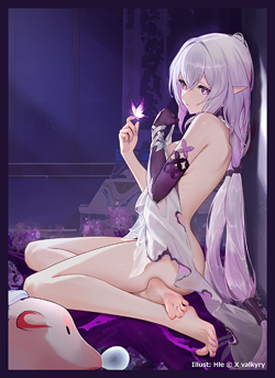 Honkai Star Rail Castorice Doujin Card Sleeve Protector - Image 1