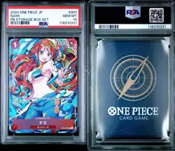 PSA 10 Nami ST01-007 C Storage Box Set Promo Japanese ONE PIECE Card Game - Image 2