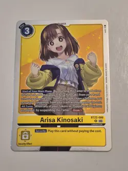 Digimon Card Game Arisa Kinosaki R BT22-088 Cyber Eden - Image 1