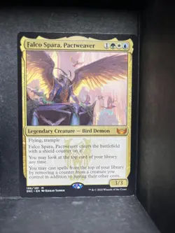 MTG Falco Spara, Pactweaver Streets of New Capenna 186/281 Regular Mythic - Image 1