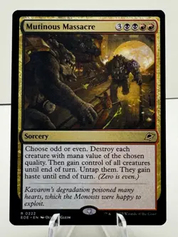 Mutinous Massacre X4 Playset 0222: Magic the Gathering(mtg) - Image 1