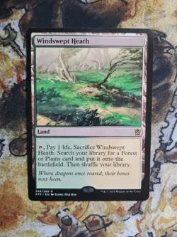 Magic the Gathering MTG Windswept Heath (248) Khans of Tarkir LP - Image 1