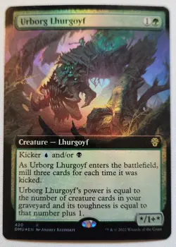 MTG Magic [x1] Urborg Lhurgoyf [x1] FOIL Extended Dominaria United M/NM - Image 1