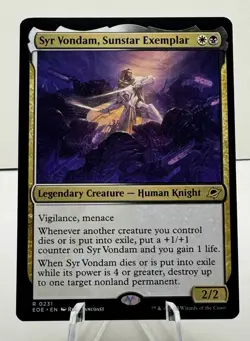 Syr Vondam, Sunstar Exemplar X4 Playset 0231: Magic the Gathering(mtg) - Image 1
