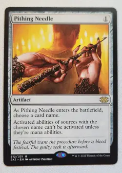 MTG Magic [x1] Pithing Needle [x1] Double Masters 2022 M/NM - Image 1