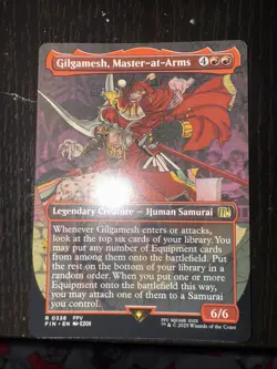 Gilgamesh, Master-at-Arms (Borderless) - 338 / English / Near Mint MTG - Image 1