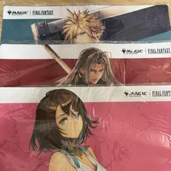 MTG FINAL FANTASY Sephiroth Yuna Cloud Official Playmat 3 Set Magic New - Image 1