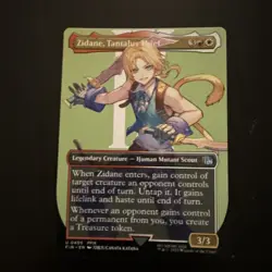 MTG Zidane, Tantalus Thief Borderless Uncommon Regular NM FINAL FANTASY - Image 1