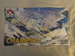 Pokemon TCG Alolan Vulpix League Cup CHAMPION Official Playmat Mat Play POKEMON - Image 1