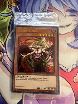 LESSER FIEND SEALED LART-EN008 LOST ART ULTRA RARE NEAR MINT YUGIOH - Image 1