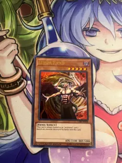 LESSER FIEND LART-EN008 LOST ART ULTRA RARE NEAR MINT YUGIOH - Image 1