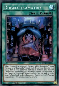 Dogmatikamatrix - Super Rare 1st Edition PHHY-EN055 - NM - YuGiOh - Image 1