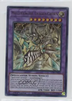 UR - Mysterion the Dragon Crown 1st Ed. YuGiOh Lightning Overdrive 0p38 - Image 1