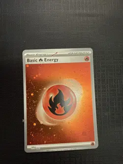 Basic Fire Energy SVE 002 - Holo Pokemon 151 Card - Image 1