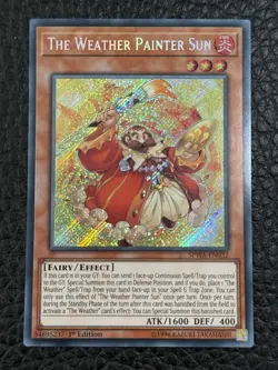 The Weather Painter Sun SPWA-EN032 Yu-Gi-Oh! Card Secret Rare 1st Edition - Image 1