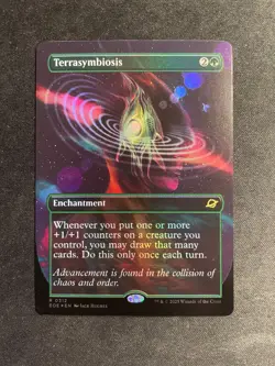 MTG Terrasymbiosis (Borderless), NM-Mint, (EOE #0312) Foil - Image 1